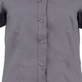 thumbnail image 3 of Kustom Kit Womens Premium Oxford Tailored Short-Sleeved Shirt, 3 of 4