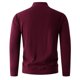 thumbnail image 4 of pstuiky Camisas casuales de manga larga para hombre, Suéter informal y cálido de color sólido con cuello redondo y manga larga para hombre, con base de terciopelo alemán. s, 4 of 5