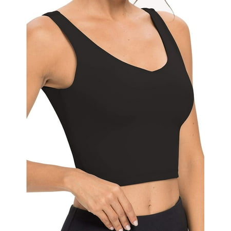 

uublik Sports Bra for Women sexy with Removable Cups Yoga Bra Racerback Bra