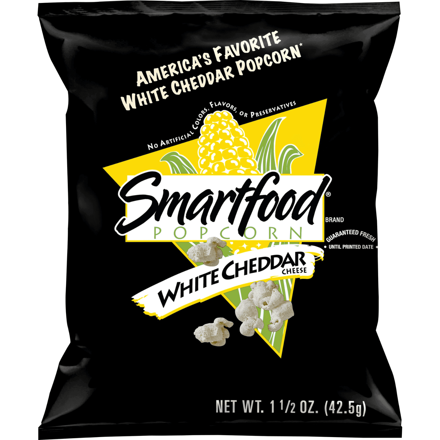 Frito Lay Smartfood Popcorn White Cheddar Cheese Flavored Popcorn, 1.5 oz Bag