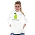 thumbnail image 3 of Cute Kawaii Perfect Pear Matching Set Plus Size Long Sleeve Graphic Tee Shirt Brisco Brands 2X, 3 of 6