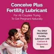 Conceive Plus Fertility Lubricant, Fertility Personal Lubricant Formula for Couples Trying to Conceive, Multi-Use Tube 2.5 fl.oz.