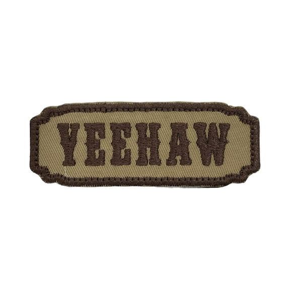 Yeehaw, Western, Country, Embroidered, Iron on Patch