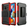 thumbnail image 2 of GSA Premium Holster Case w/Kickstand for Samsung A21 - Black/Red, 2 of 2