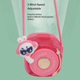 thumbnail image 4 of Cute Portable Neck Fan 3 Speeds Bladeless Mini Hanging Neck Fan Quiet USB Rechargeable Wearable Personal Fan for Indoor Outdoor, 4 of 5