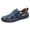 Blue, variant on Men's Closed Round Toe Flat Shoes Vintage Fashion Sandals Comfortable Cut out Non Slip Fisherman Shoes for Leisure Work Driving Blue Size 8