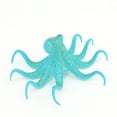 thumbnail image 2 of Adorno de acuario Methold Pulpo artificial fluorescente con ventosa azul, 2 of 6