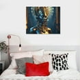 thumbnail image 4 of JEUXUS Modern Canvas Painting Poster Print Cyborg Mechanical Fiber Buddha for Home Decor, 4 of 4