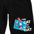 thumbnail image 7 of Dr. Seuss The Cat in the Hat Men's Black Lounge Shorts-Small, 7 of 7