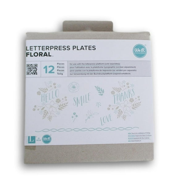 Lifestyle Letterpress Plates, Floral