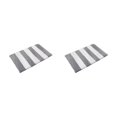 thumbnail image 2 of Cateissary Alfombra multifuncional de poliéster para varios propósitos de baño Alfombra de baño cómoda y duradera gris blanco 41 cm * 61 cm gris blanco 41 cm * 61 cm 2Conjunto, 2 of 6