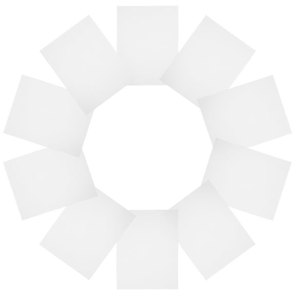 HOMOBABE 10Pcs White Poster Board for Exhibition and Presentation Promotion