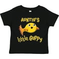 thumbnail image 3 of Inktastic Auntie's Little Guppy- cute yellow fish Boys or Girls Toddler T-Shirt, 3 of 5