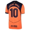 thumbnail image 3 of Men's Nike Lamine Yamal Orange Barcelona 2025/26 Third Replica Player Jersey, 3 of 3