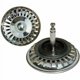 thumbnail image 1 of Universal basket drain 7.6 cm (80 mm), Suitable for sinks with stainless steel eccentric control., 1 of 4