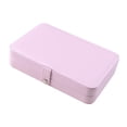 thumbnail image 3 of Organizador de joyas, estuche de viaje para joyas, caja de almacenamiento de joyas portátil pequeña impermeable de doble capa, caja de baratijas para Yinane Organizador de joyas, 3 of 5