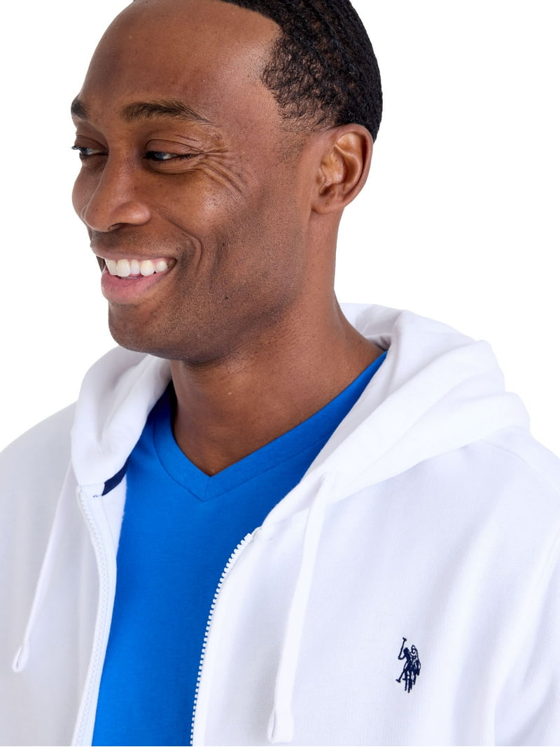 U.S. Polo Assn. Men's Everyday Full Zip Fleece Hoodie - Walmart.com