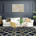 thumbnail image 2 of Superior Brighton Geometric Indoor Area Rug, Blue, 5' x 8', 2 of 6