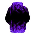 thumbnail image 3 of bbymog Hoodie for Men Printed Oversized Pullover Top Fall Winter Casual Long Sleeve Sweatshirts with Pocket Men's Clothing Purple XL, 3 of 3