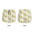 thumbnail image 5 of Vsdgher Avocado Work Out Print Women's Running Double Layer Shorts High Waisted with Pockets Elastic Yoga Workout Athletic Gym Sports, 5 of 8