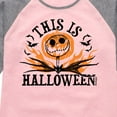 thumbnail image 3 of The Nightmare Before Christmas - This Is Halloween - Toddler And Youth Girls Raglan Graphic T-Shirt, 3 of 4