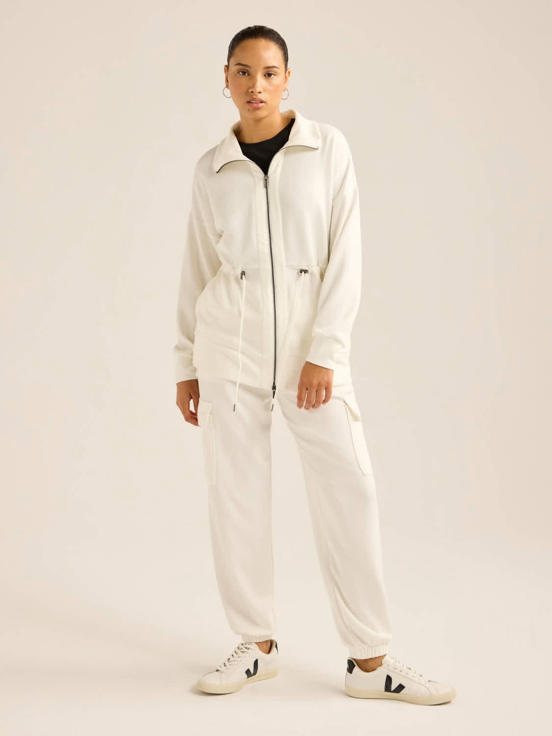 Scoop Women’s and Women's Plus Scubaknit Cargo Joggers, Sizes XS-4X