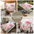 thumbnail image 6 of Mushroom Tapestry for Bedroom Wall Hanging Tapestry, Pink Butterfly Rustic Botanical Leaf Ceiling Backdrop Tapestries Poster Blanket Wall Decor for Teens Room Living Room Dorm 59" x 79", 6 of 8