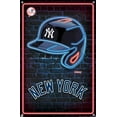 thumbnail image 4 of MLB New York Yankees - Neon Helmet 23 Wall Poster with Push Pins, 14.725" x 22.375", 4 of 6