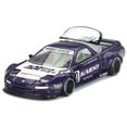 thumbnail image 2 of Mini GT KHMG173 Honda NSX Kaido Racing V2 No.0 Purple with White Hood & Graphics Designed by Jun Imai Kaido House Special 1-64 Scale Diecast Model Car, 2 of 6