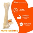 thumbnail image 4 of Nylabone Power Chew Monster Bone Dog Chew Toy Chicken XX-Large (1 Count), 4 of 12