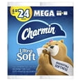 thumbnail image 1 of Papel higiénico Charmin Ultra Soft 6 Mega rollos 24 unidades tamaño normal, 1 of 4