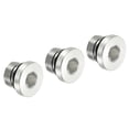thumbnail image 1 of Tapa de ajuste de tubo de cabeza hexagonal interna Uxcell, tapón de socket de acero con rosca macho y anillo de sellado 3/8-24UNF 3, 1 of 5