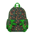 thumbnail image 3 of Cartoon Dinosaur School Backpack with Cute Baby Dino Pattern and Minimalist Nature-Inspired Artwork, 3 of 6