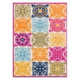thumbnail image 2 of Surya Jolene Bright Pink and Cream Indoor/Outdoor Area Rug, 2 of 2