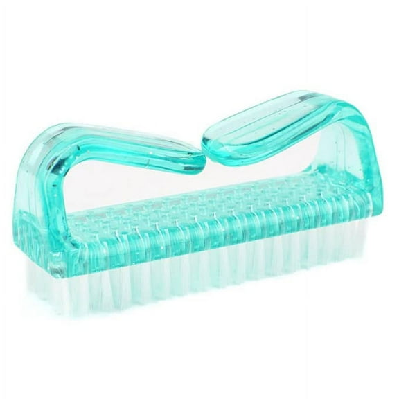 3Pcs Different Kinds of Fingernail brush with Plastic Handle Nail brush for cleaning Fingernails - Easy to use Nail Scrub brush - Nail Cleaner Nail brushes for Hands Feet(green)