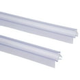 thumbnail image 4 of AFQH 2 Pack Glass Door Silicone Seal StripShower Door Bottom Seal Sweep-Suitable for Glass-Stop Shower Leaks Frameless Shower Door Seal Strip, 4 of 10