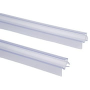 AFQH 2-Pack Shower Door Bottom Seal Sweep Water Barrier Stop Shower Leaks for Frameless Glass Rail