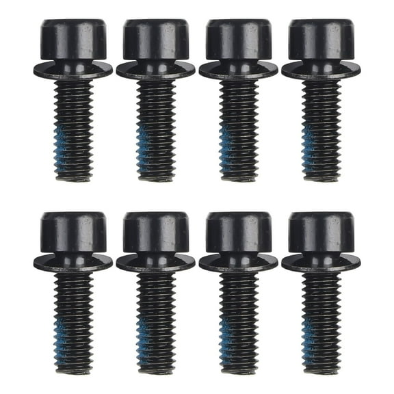 8PCS Bicycle disc brake screw Mountain bike oil brake caliper fixing screw M6x18
