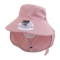 thumbnail image 2 of Kcolen Womens Sun Hats Packable Solar Powered Fan Bucket Hat with UPF50+ Wide Brim for Outdoor Summer Activities and Sports, 2 of 4