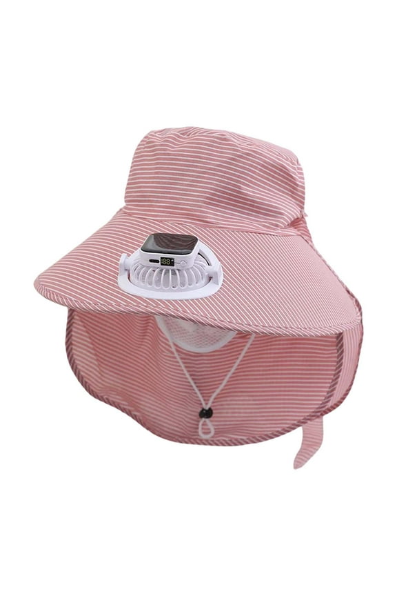 Solar Fan Hat with Mist Sun Wide Brim Fishing Hat Usb & Solar Powered Fishing Hat Funny 2-In Hands-Free Hat Fan Womens Sun Hat Waterproof Outdoor Hiking Camping Fishing