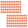 thumbnail image 1 of 100PC Solid Wood Beads Plaid Print Wooden Beads Rustic Wood Beads DIY Garland, 1 of 8