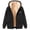 Black, variant on Womens Fleece Hoodies Zip Up Casual Long Sleeve Warm Sherpa Lined Sweatshirts Spring Jackets 2025 Winter Coats