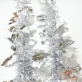 thumbnail image 2 of AZXY Christmas Garland Tinsel,Unlit Christmas Garlands Plastic,Christmas Indoor Decoration Hanging for Holiday Party Supplies 6.5ft White, 2 of 5