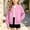 Pink, variant on fnnxnal Girls Bomber Jacket Mint Green Lightweight Solid Color with Pockets for School Spring Fall,Size 10-11 T