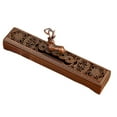 thumbnail image 1 of DOLITY Incense Burner Holder Carved for Teahouse Study Room Living Room Deer Copper, 1 of 9
