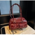 thumbnail image 7 of SPEKSEE Women's Retro Butterfly Handbag PU Leather Handle Underarm Purses Y2k Shoulder Bag, 7 of 7