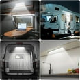 thumbnail image 6 of Maritcute12v LED Interior Light Bar, 168LEDs 1700LM 10W, DC 12 Volt led Strip Lights with ON/Off Switch, for Enclosed Cargo Trailer, Car RV Van Truck Lorry Camper Boat  Motorhome (2Pcs), 6 of 9