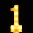 thumbnail image 4 of LED Number Lights Sign Night Light Number Lamp for Wedding Birthday Christmas Party Decoration (Number 1), 4 of 7