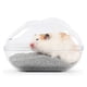 thumbnail image 5 of Caja de Arena para Baño de Hámster, Hábitat de Plástico Transparente con Tapa Desmontable, Visión de 360° para Ratones/Gerbos, Incluye Pala para Fácil Limpieza, 5 of 8