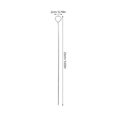 thumbnail image 4 of Reloj de pared de baño de 1 pieza Reloj colgante con ventosa impermeable Reloj antivaho, 4 of 6